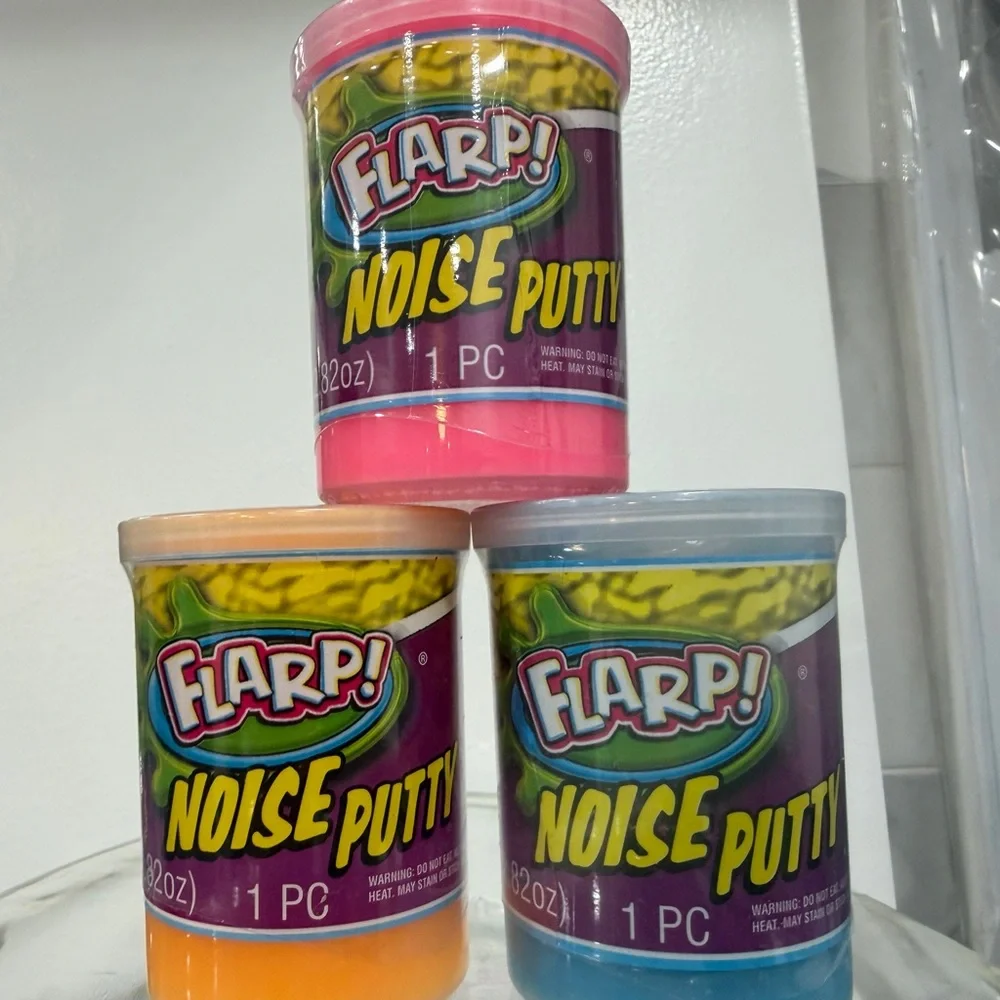 Noise Putty Party Pack - Pink, Orange, Blue